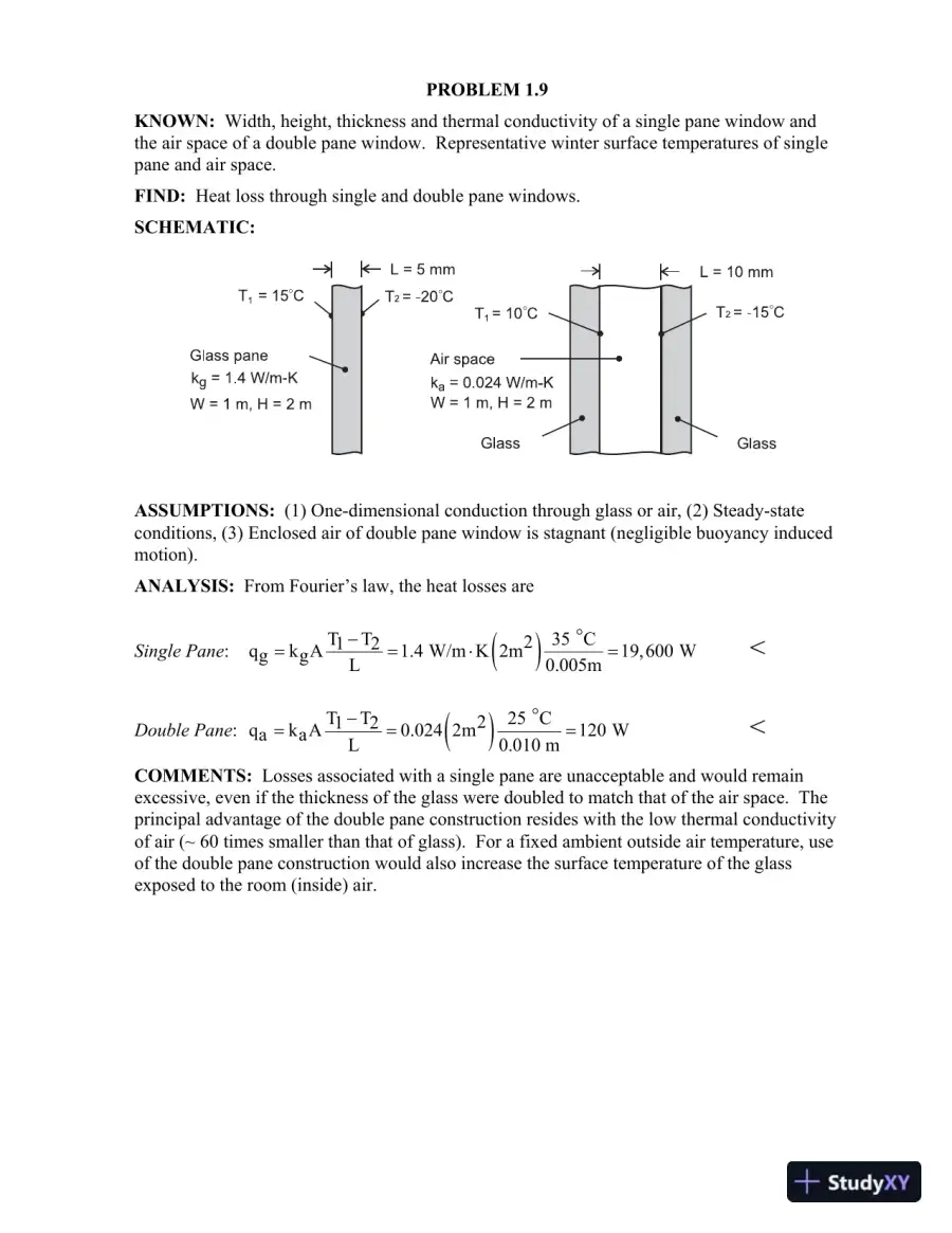 Solution Manual for Fundamentals of Heat and Mass Transfer, 7th Edition, page 11