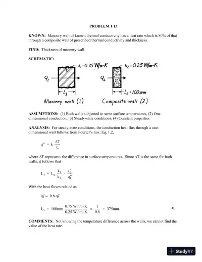 Solution Manual for Fundamentals of Heat and Mass Transfer, 7th Edition - Page 15 preview image