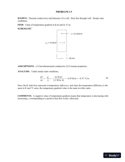 Solution Manual for Fundamentals of Heat and Mass Transfer, 7th Edition - Page 6 preview image