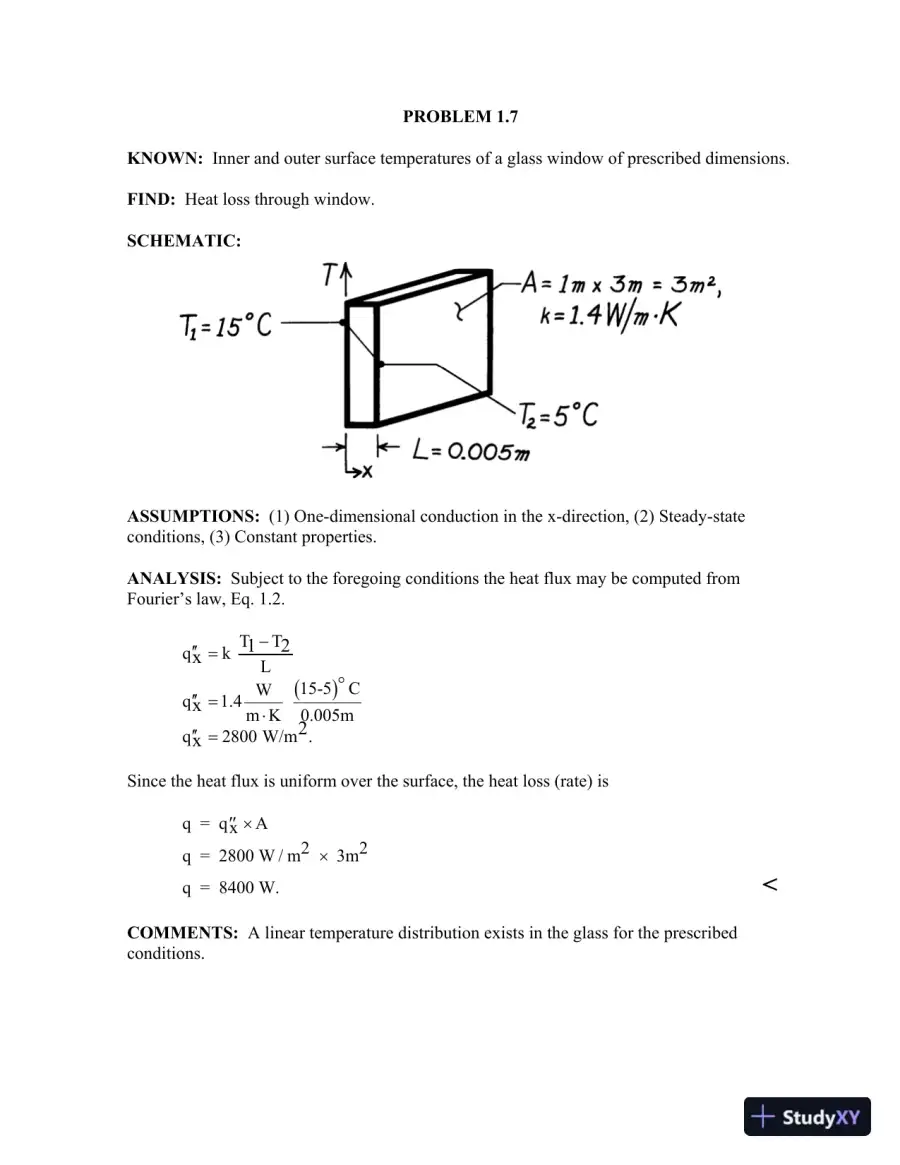 Solution Manual for Fundamentals of Heat and Mass Transfer, 7th Edition, page 8