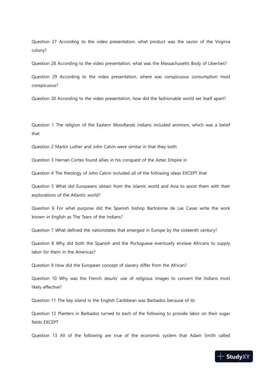 Liberty University HIUS 221 Quiz 1 Complete Solutions Correct Answers Key, page 7