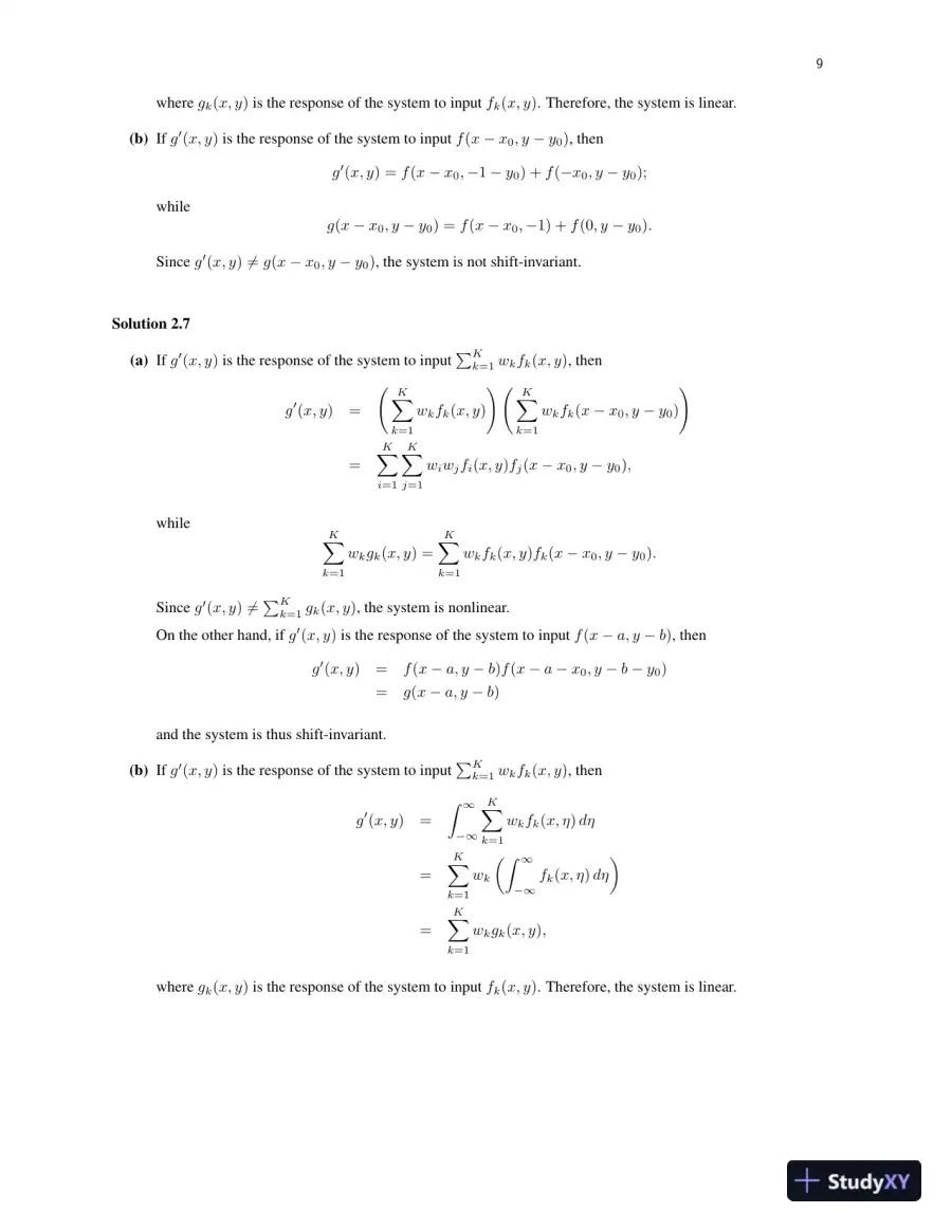 Solution Manual for Medical Imaging Signals and Systems, 2nd Edition, page 11