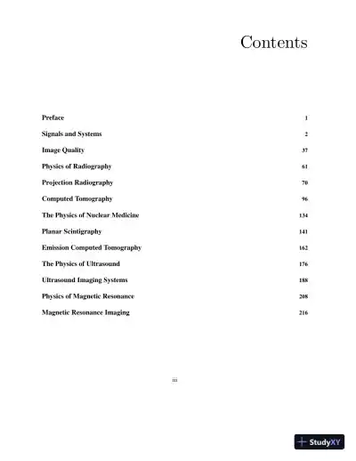 Solution Manual for Medical Imaging Signals and Systems, 2nd Edition - Page 3 preview image