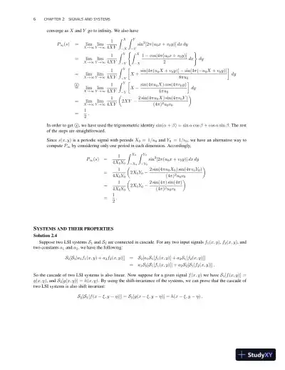 Solution Manual for Medical Imaging Signals and Systems, 2nd Edition - Page 8 preview image