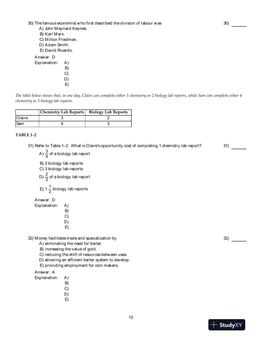 Microeconomics, Fourteenth Canadian Edition Test Bank, page 14