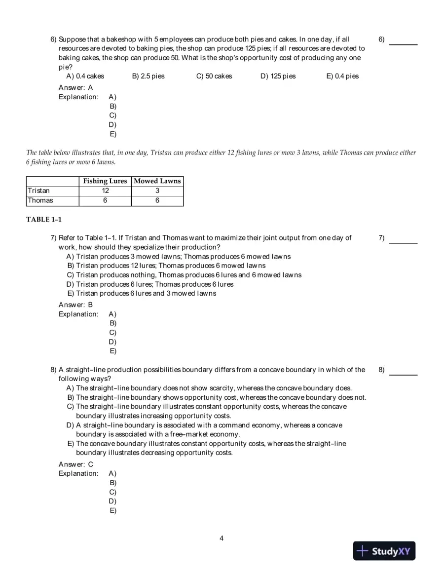 Microeconomics, Fourteenth Canadian Edition Test Bank, page 5