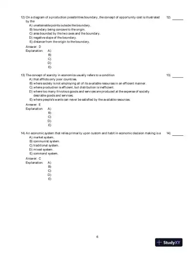 Microeconomics, Fourteenth Canadian Edition Test Bank - Page 7 preview image
