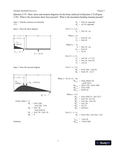 Solution Manual for Structures, 7th Edition - Page 10 preview image