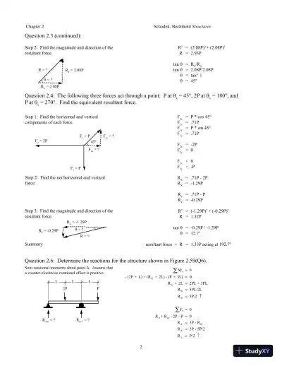 Solution Manual for Structures, 7th Edition - Page 5 preview image