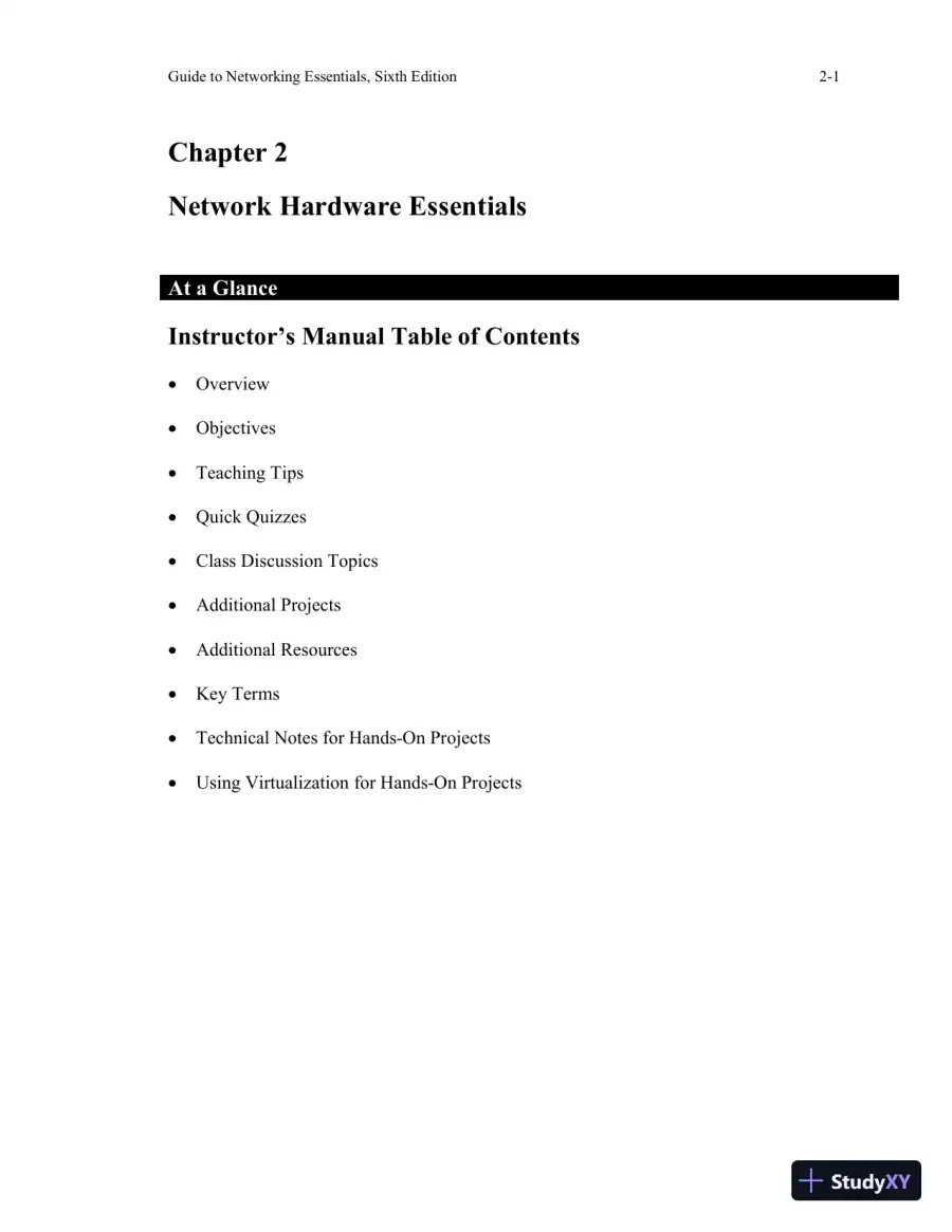 Guide To Networking Essentials, 7th Edition Lecture Notes, page 14