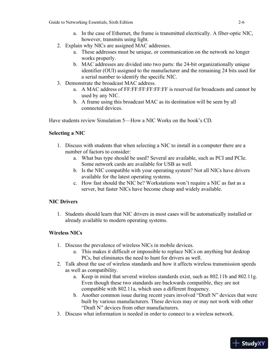 Guide To Networking Essentials, 7th Edition Lecture Notes, page 19