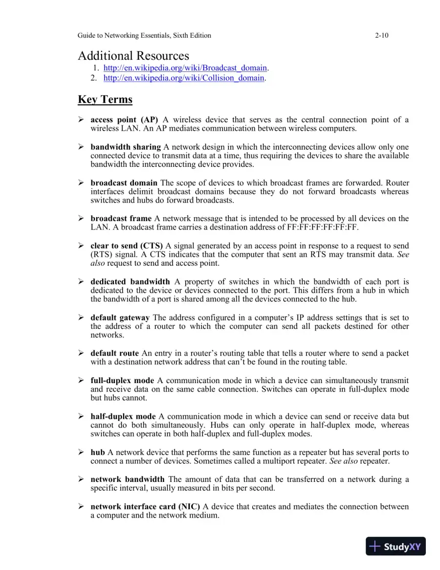 Guide To Networking Essentials, 7th Edition Lecture Notes, page 23