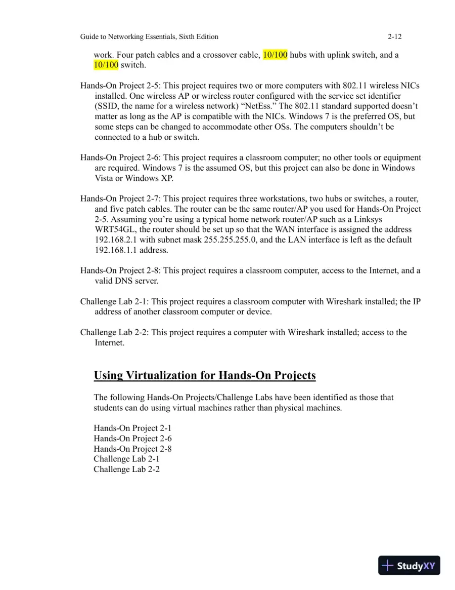 Guide To Networking Essentials, 7th Edition Lecture Notes, page 25