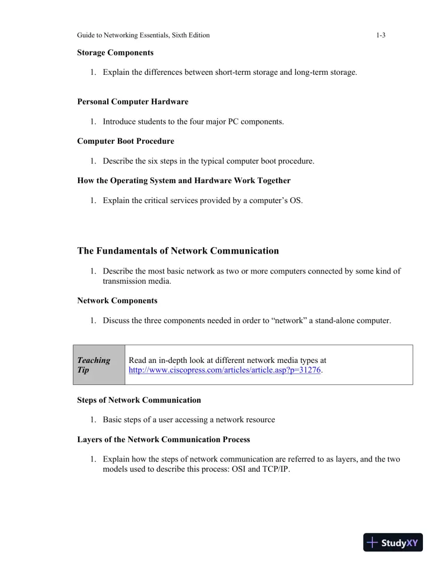 Guide To Networking Essentials, 7th Edition Lecture Notes, page 4