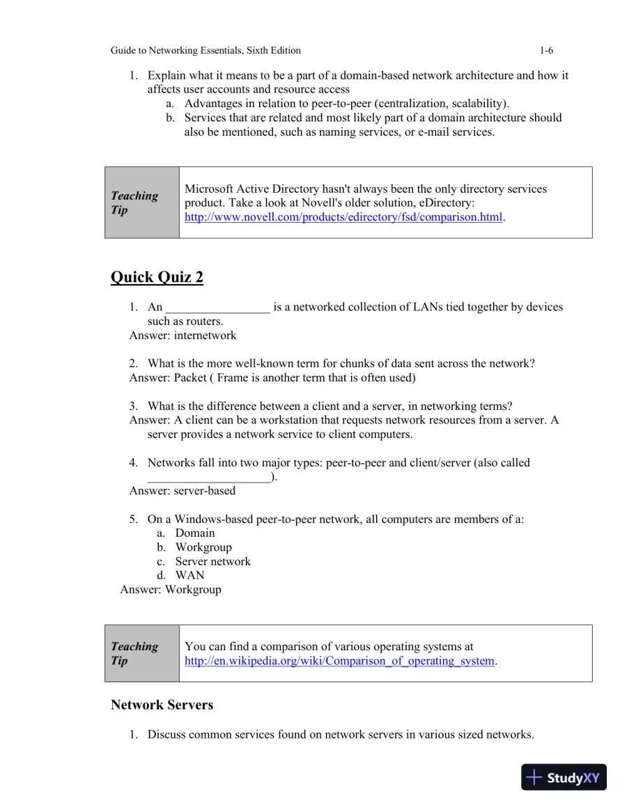 Guide To Networking Essentials, 7th Edition Lecture Notes, page 7