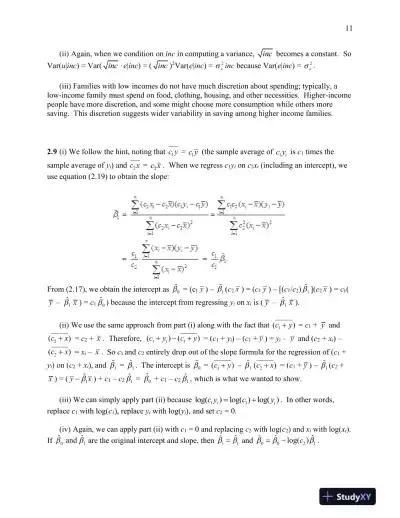 Solution Manual for Introductory Econometrics: A Modern Approach , 7th Edition - Page 10 preview image