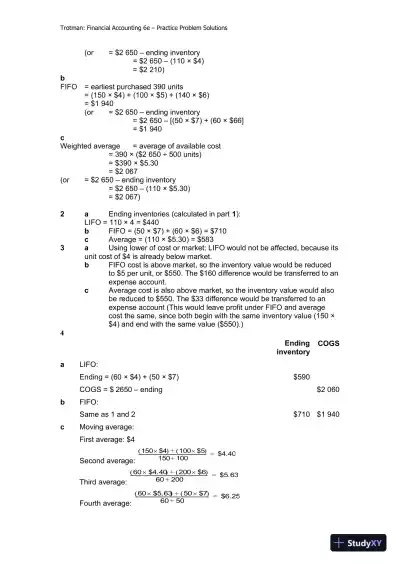 Solution Manual for Financial Accounting: An Integrated Approach, 6th Edition - Page 26 preview image