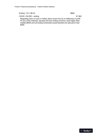 Solution Manual for Financial Accounting: An Integrated Approach, 6th Edition - Page 27 preview image