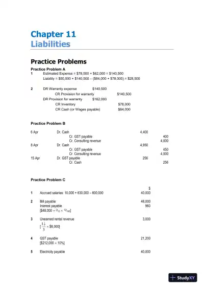 Solution Manual for Financial Accounting: An Integrated Approach, 6th Edition - Page 29 preview image