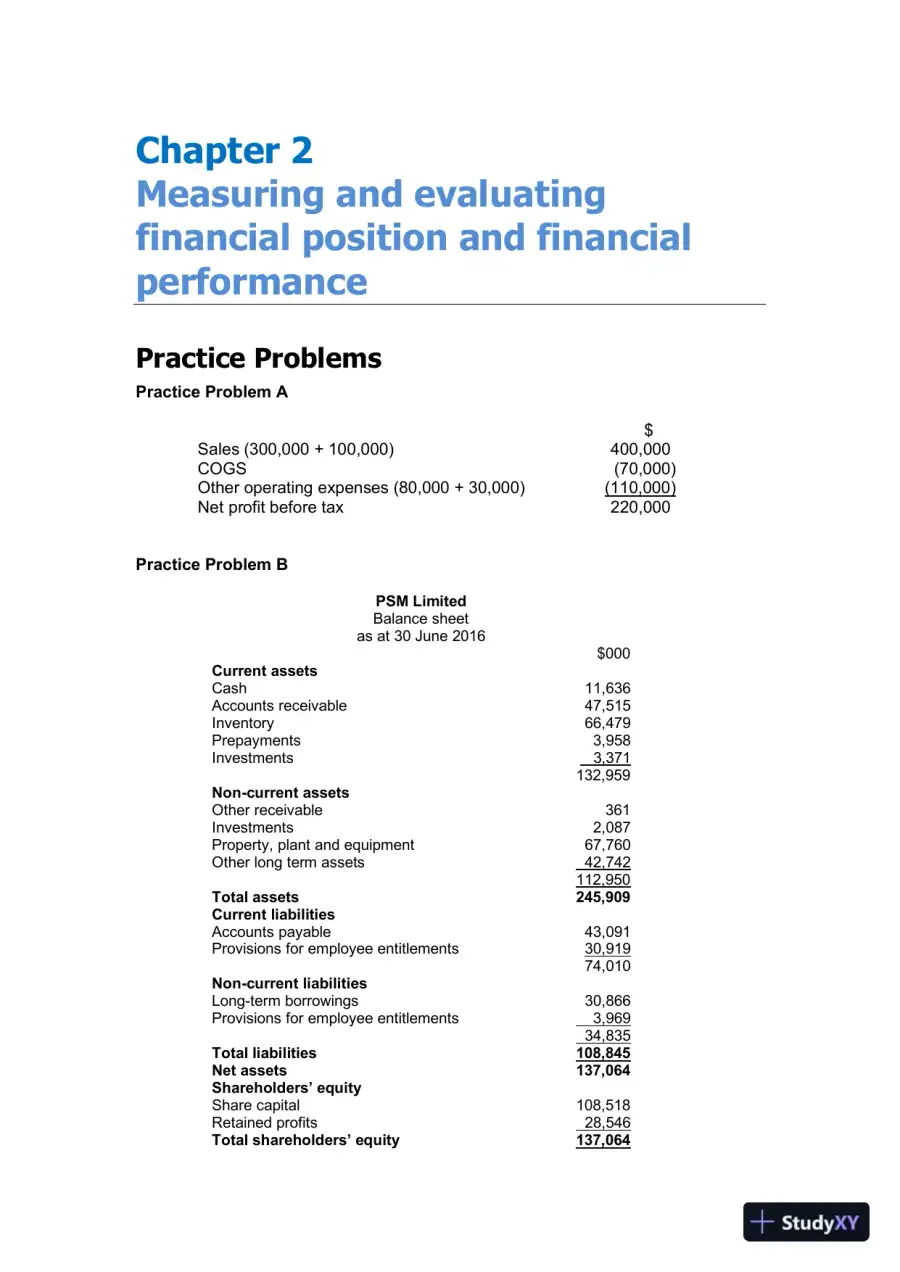 Solution Manual for Financial Accounting: An Integrated Approach, 6th Edition, page 4