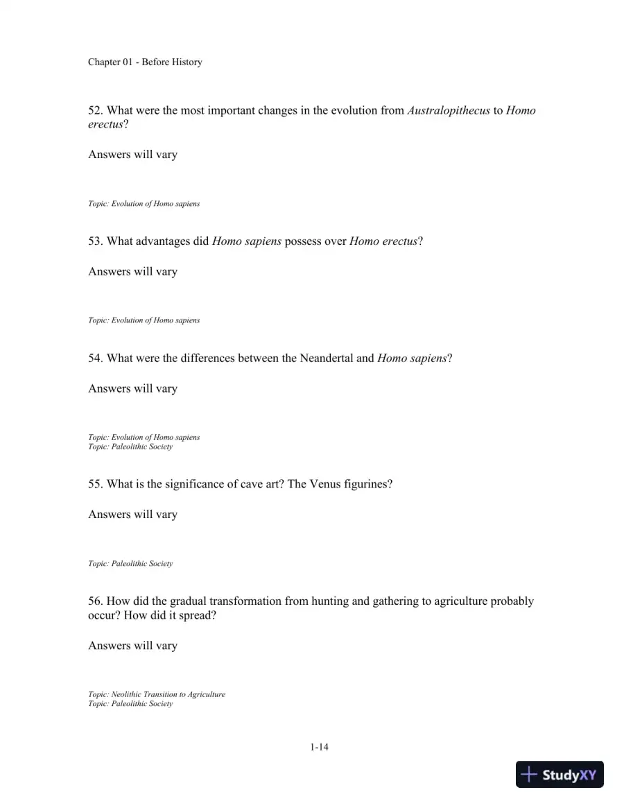 Traditions and Encounters: A Global Perspective on the Past 6th Edition Test Bank, page 15