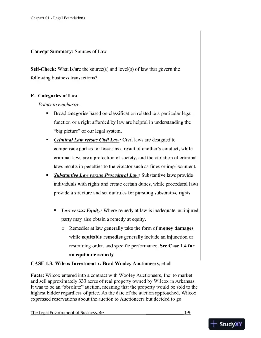 Solution Manual for The Legal Environment of Business, A Managerial Approach: Theory to Practice, 4th Edition, page 10
