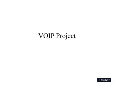 VOIP Project - Page 1 preview image
