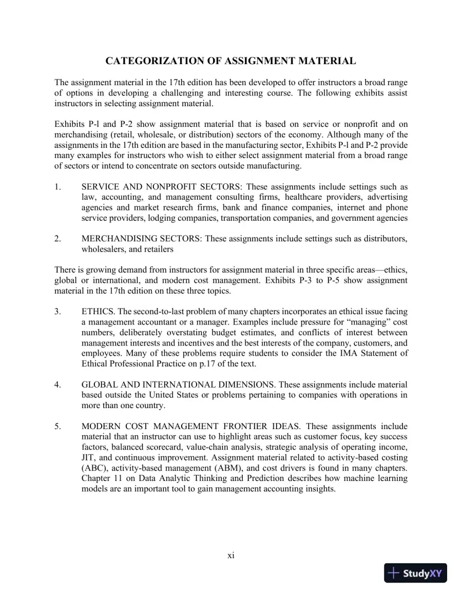 Solution Manual for Horngren's Cost Accounting, 17th Edition, page 13