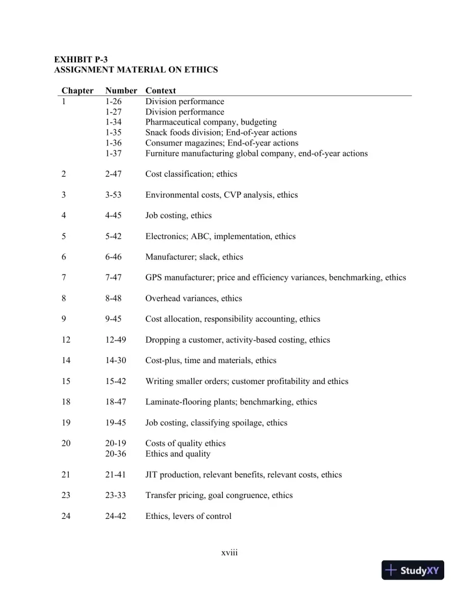 Solution Manual for Horngren's Cost Accounting, 17th Edition, page 20
