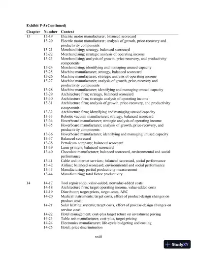 Solution Manual for Horngren's Cost Accounting, 17th Edition - Page 25 preview image
