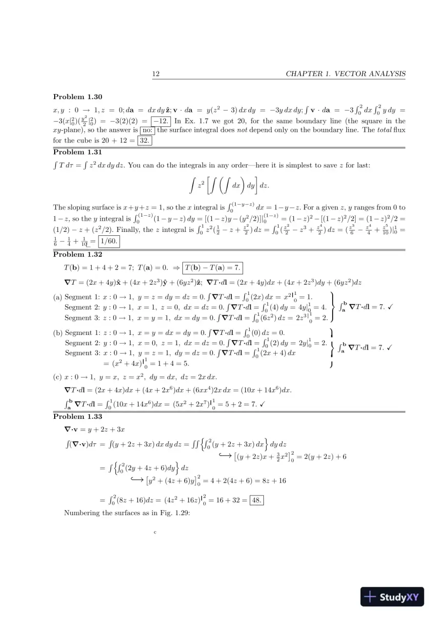 Solution Manual For Introduction To Electrodynamics, 4th Edition, page 12
