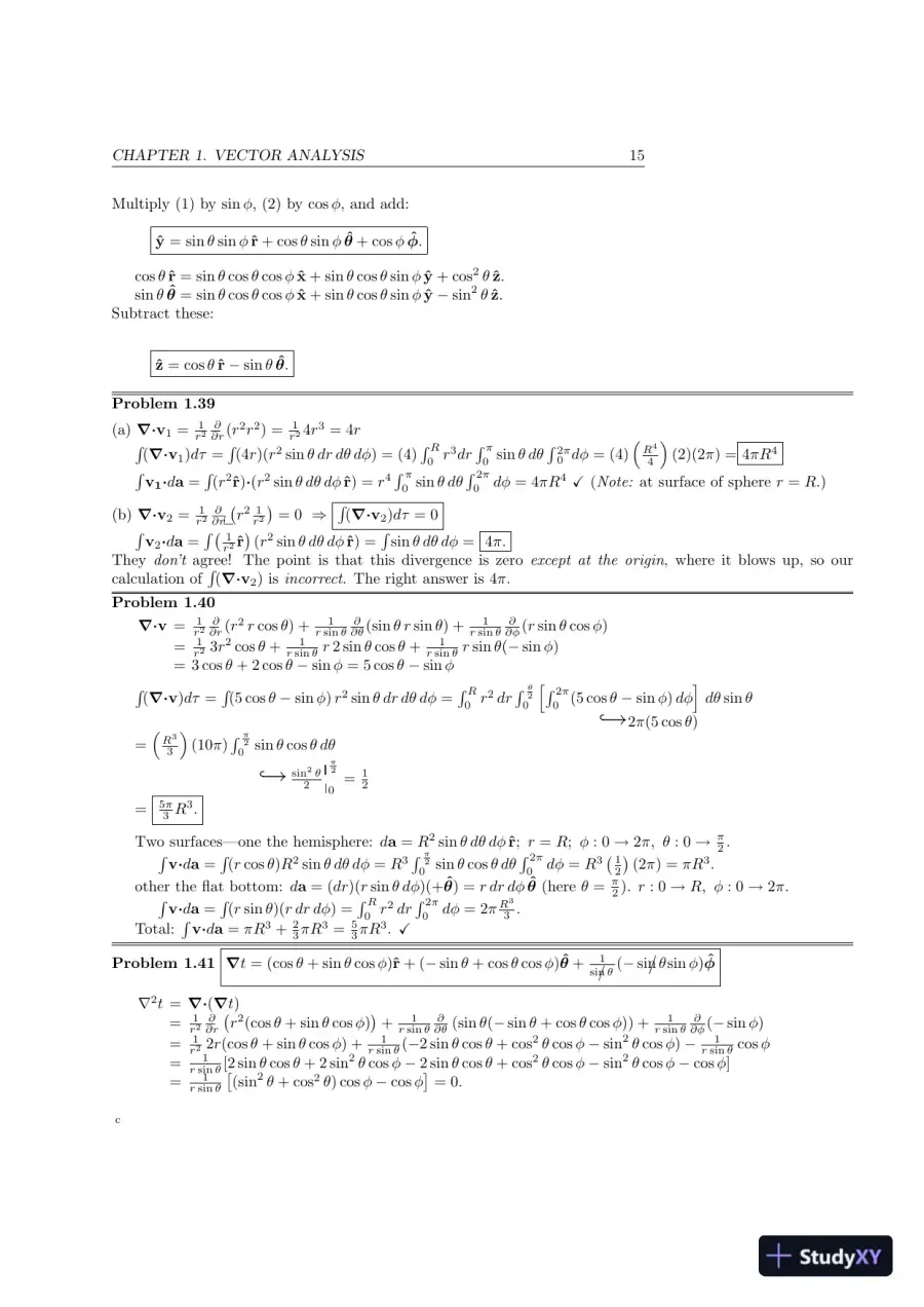 Solution Manual For Introduction To Electrodynamics, 4th Edition, page 15