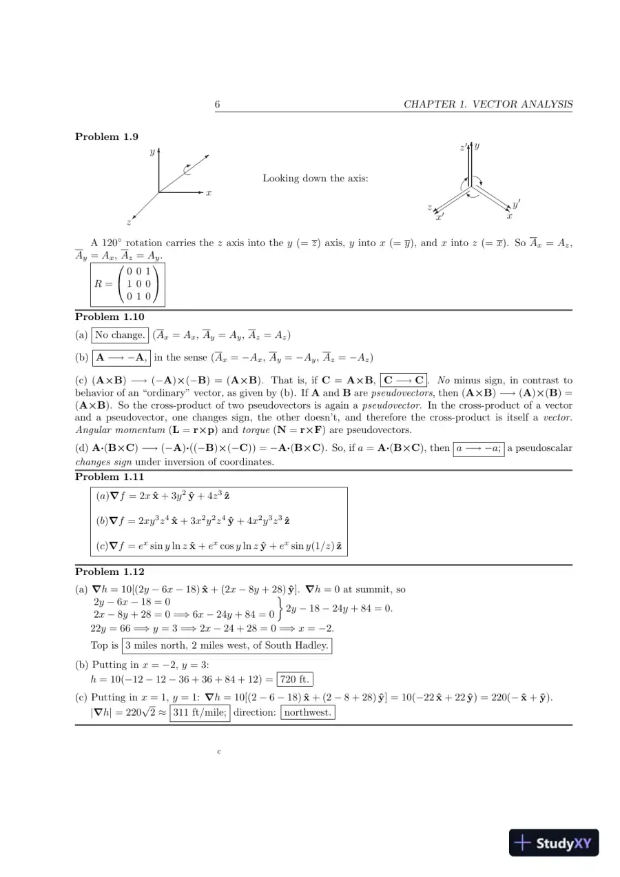 Solution Manual For Introduction To Electrodynamics, 4th Edition, page 6