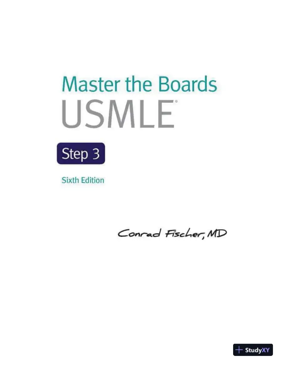 Master The Boards Usmle, Step 3 (2020), page 14