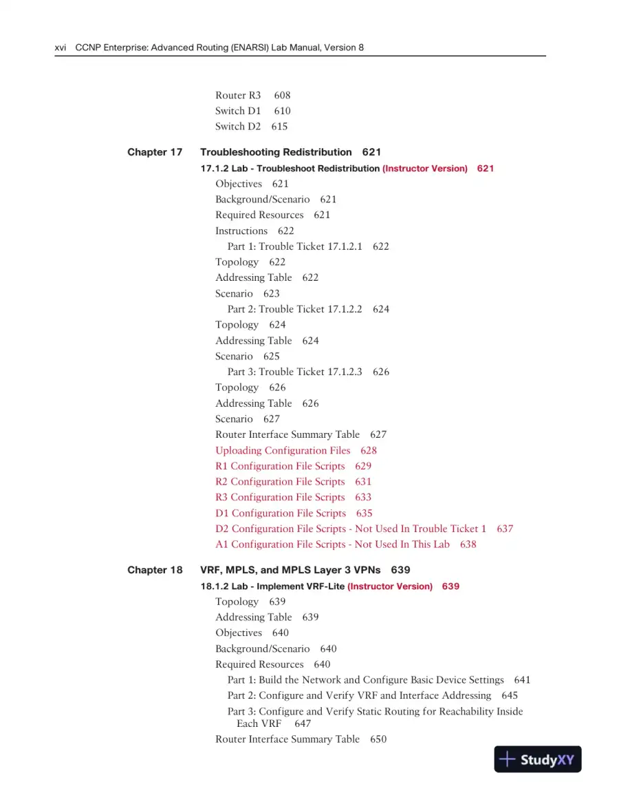 Solution Manual for CCNP Enterprise: Advanced Routing (ENARSI) v8 Lab Manual, page 14