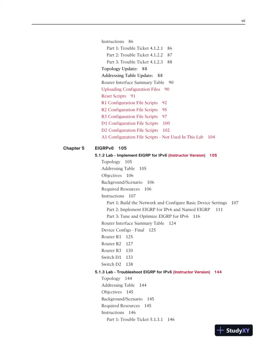 Solution Manual for CCNP Enterprise: Advanced Routing (ENARSI) v8 Lab Manual, page 5