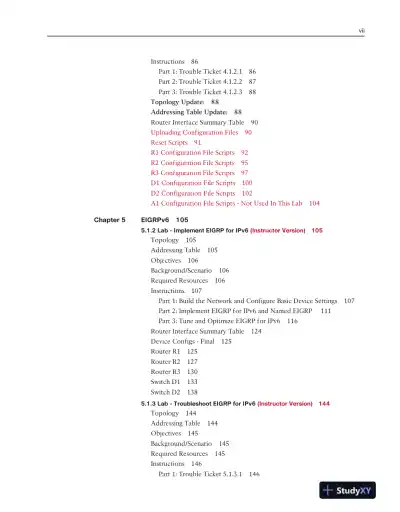 Solution Manual for CCNP Enterprise: Advanced Routing (ENARSI) v8 Lab Manual - Page 5 preview image