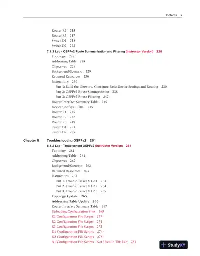 Solution Manual for CCNP Enterprise: Advanced Routing (ENARSI) v8 Lab Manual - Page 7 preview image