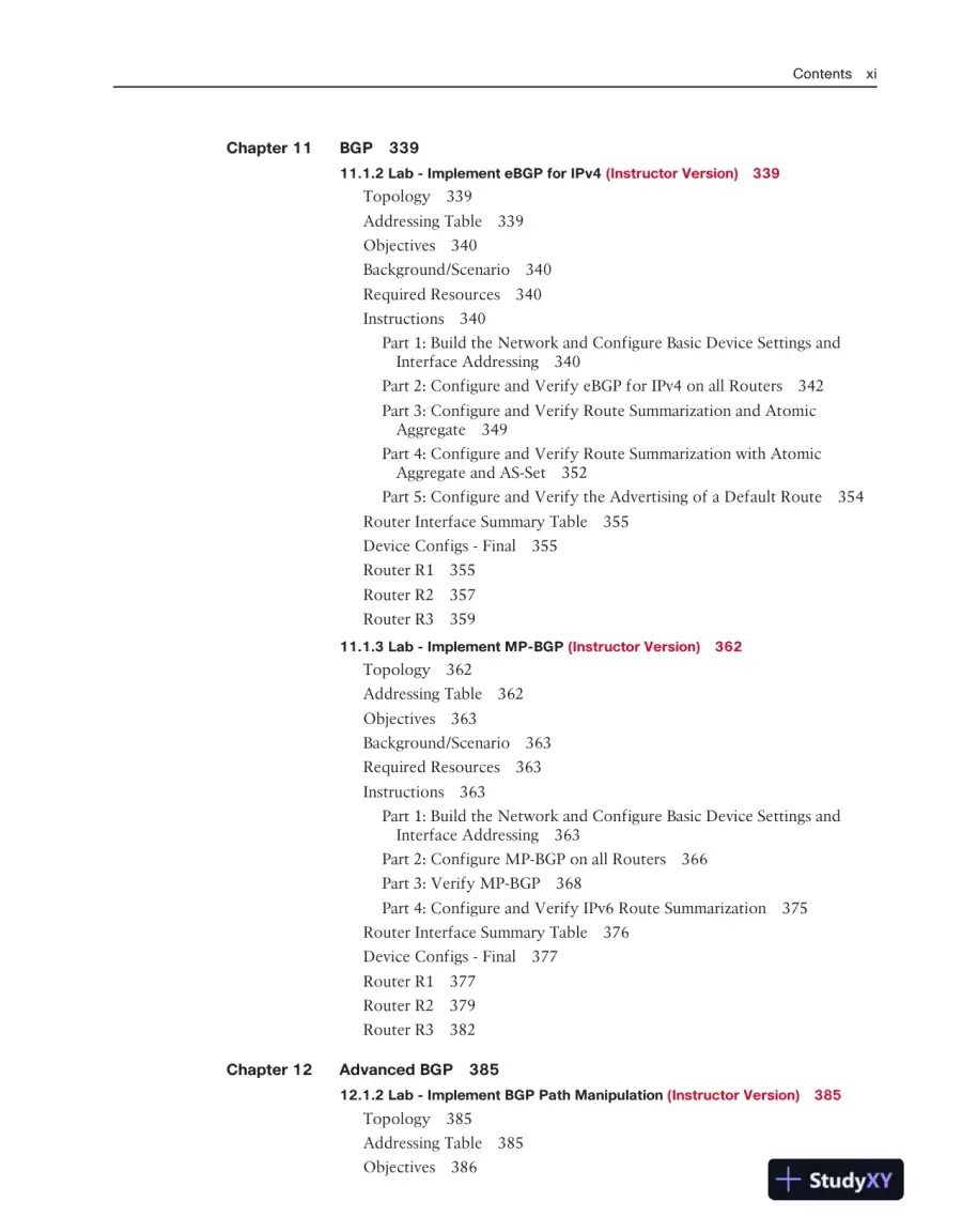 Solution Manual for CCNP Enterprise: Advanced Routing (ENARSI) v8 Lab Manual, page 9