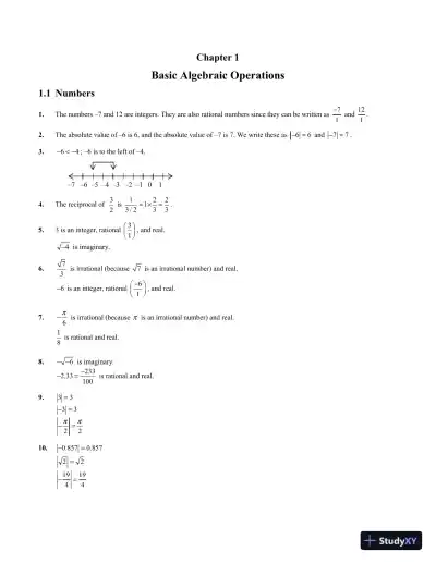 Solution Manual for Basic Technical Mathematics, 11th Edition - Page 5 preview image