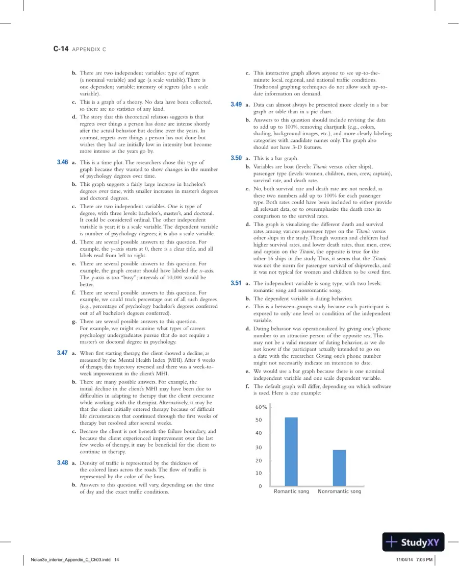 Statistics for the Behavioral Sciences Third Edition Solution Manual, page 15