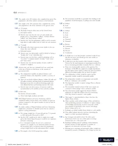 Statistics for the Behavioral Sciences Third Edition Solution Manual - Page 3 preview image