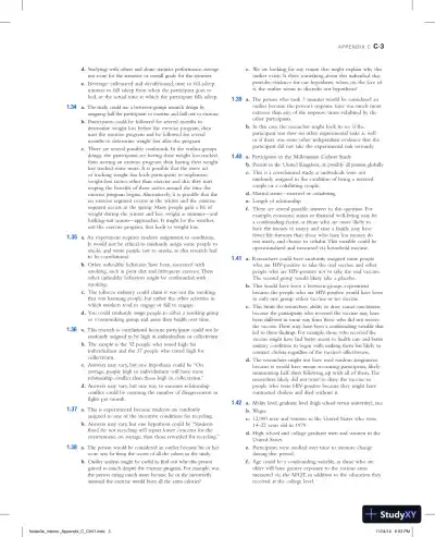 Statistics for the Behavioral Sciences Third Edition Solution Manual - Page 4 preview image