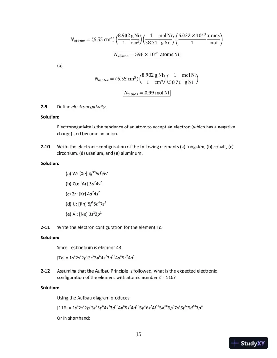 Solution Manual for Science and Engineering of Materials, SI Edition, 7th Edition, page 16
