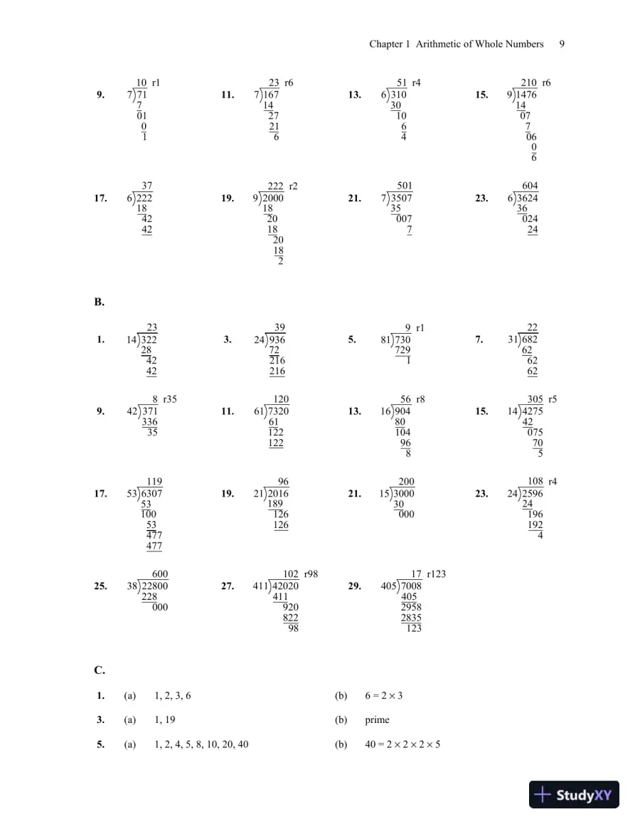 Solution Manual for Mathematics for the Trades: A Guided Approach, 11th Edition, page 11