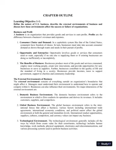 Solution Manual for Business Essentials, 12th Edition - Page 5 preview image