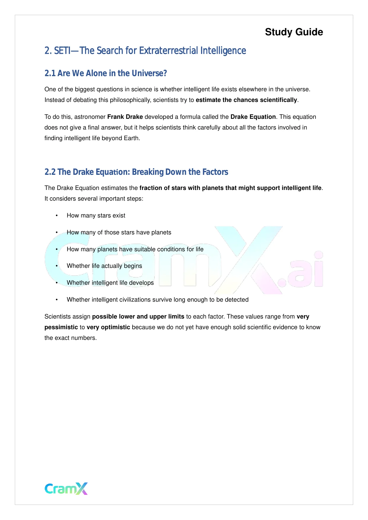 Astronomy - Life in the Universe - Page 2 preview image