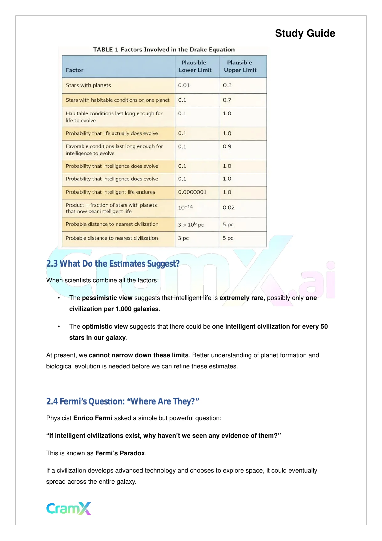 Astronomy - Life in the Universe - Page 3 preview image