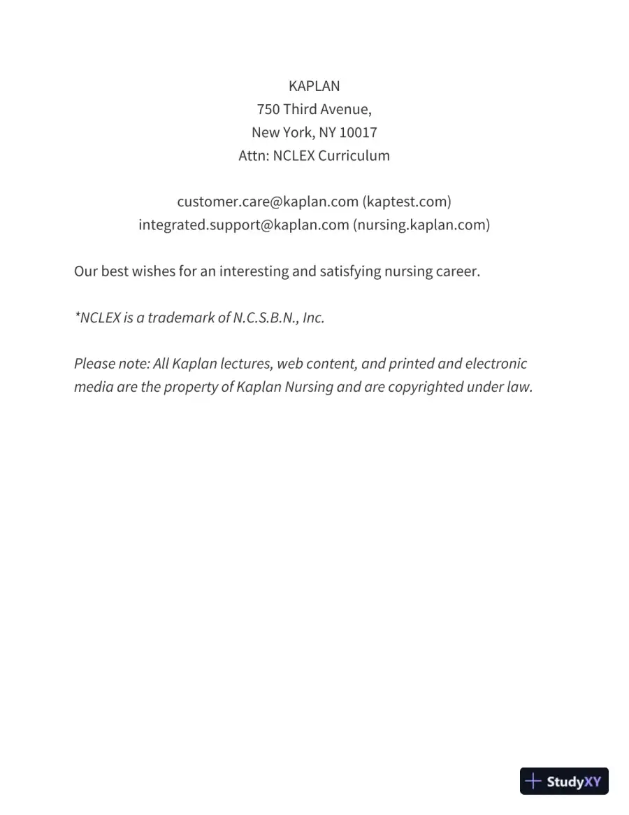 NCLEX-PN Content Review Guide: Preparation for the NCLEX-PN Examination (Kaplan Test Prep) (2020), page 10