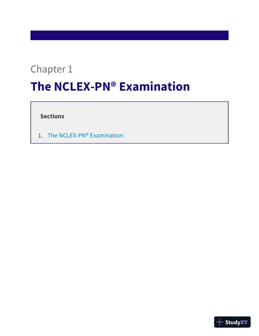 NCLEX-PN Content Review Guide: Preparation for the NCLEX-PN Examination (Kaplan Test Prep) (2020), page 11